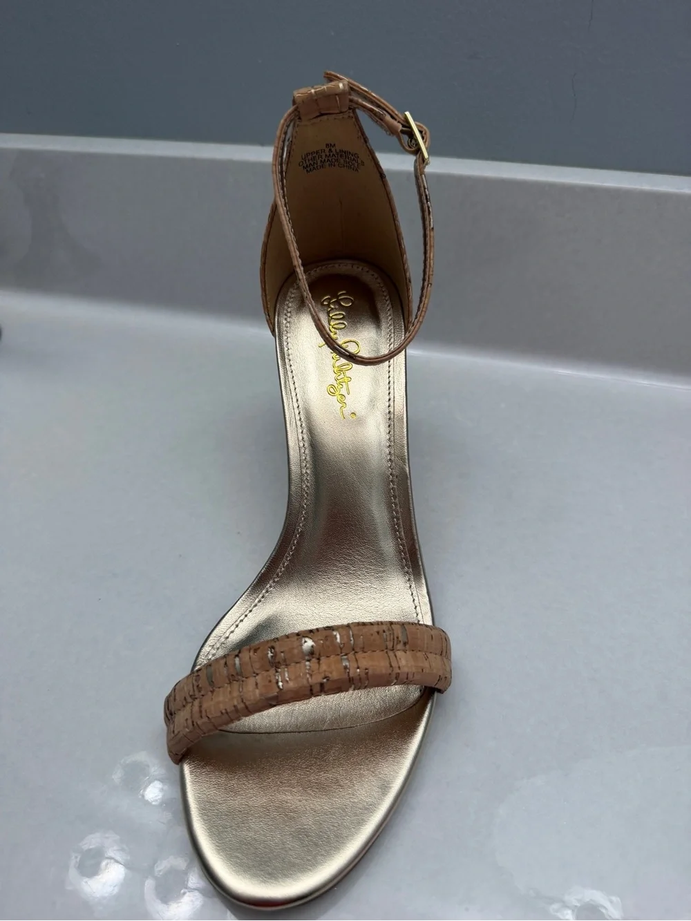 Lilly Pulitzer cork wedge